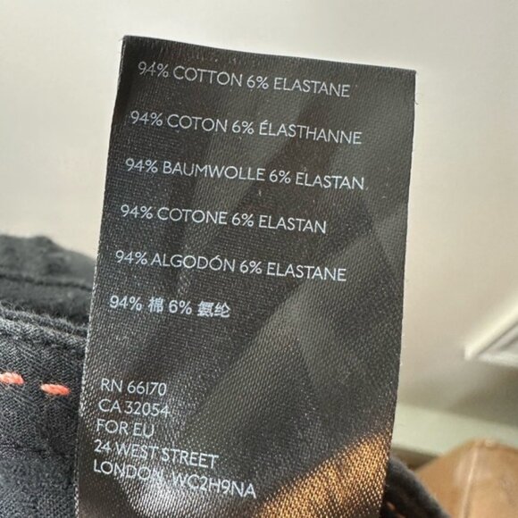 Anthropologie Essential Slim Leg Jacquard Trouser Size 2 Petite - Picture 6 of 8